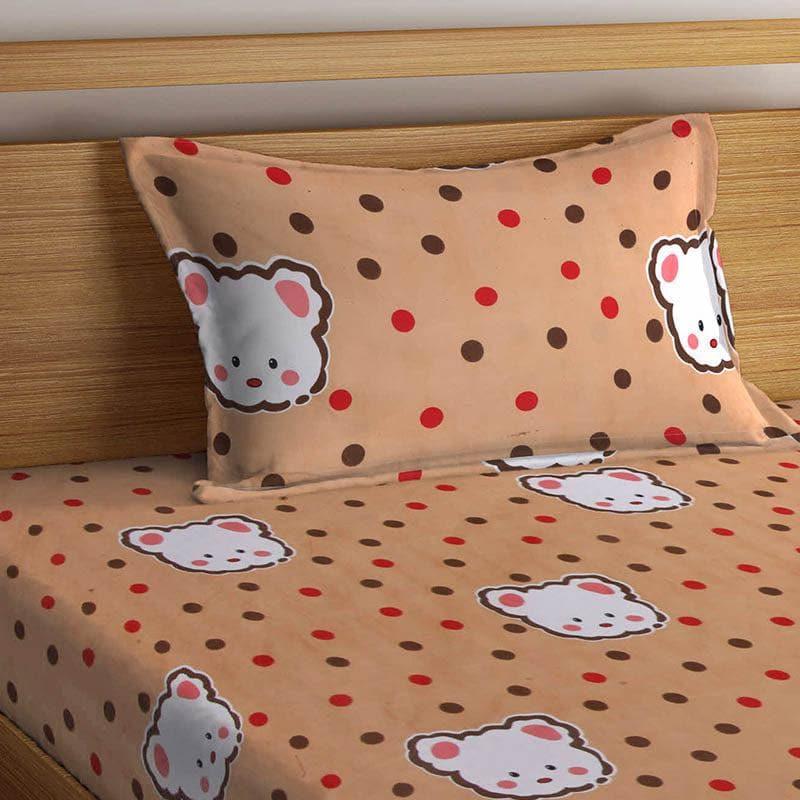 Buy Polka Bears Bedsheet Bedsheets from Vaaree