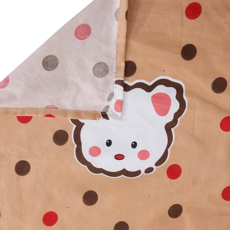 Buy Polka Bears Bedsheet Bedsheets from Vaaree