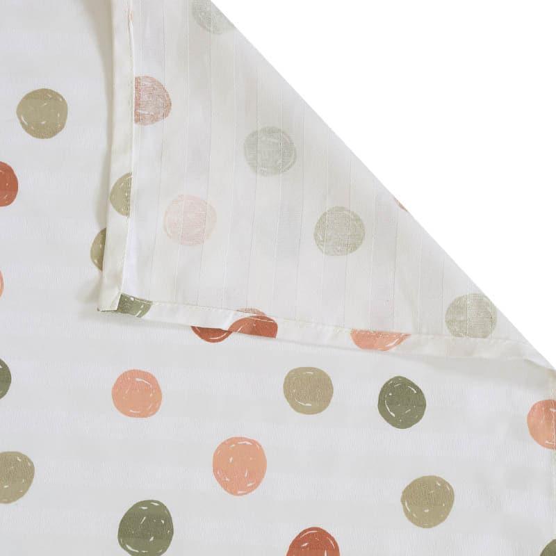 Buy Polka Plot Bedsheet - Ivory Bedsheets from Vaaree