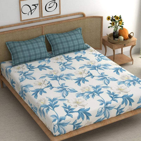 Buy Posey Floral Bedsheet Bedsheets from Vaaree