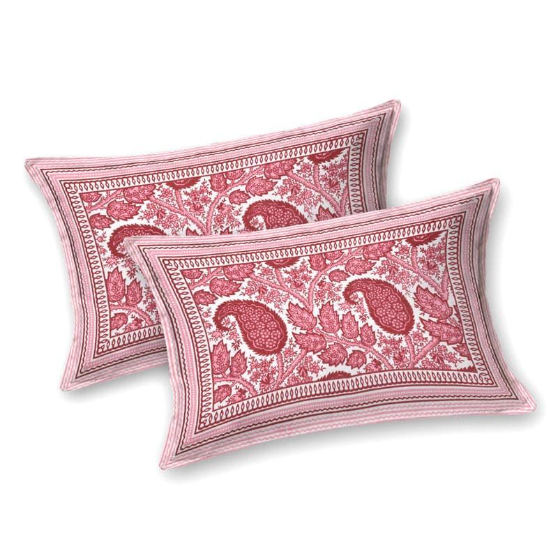 Buy Pratyusha Printed Bedsheet - Pink Bedsheets from Vaaree