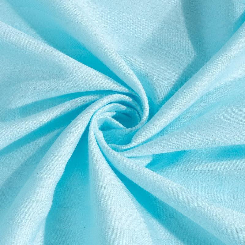 Buy Pristine Solid Bedsheet - Aqua Blue Bedsheets from Vaaree