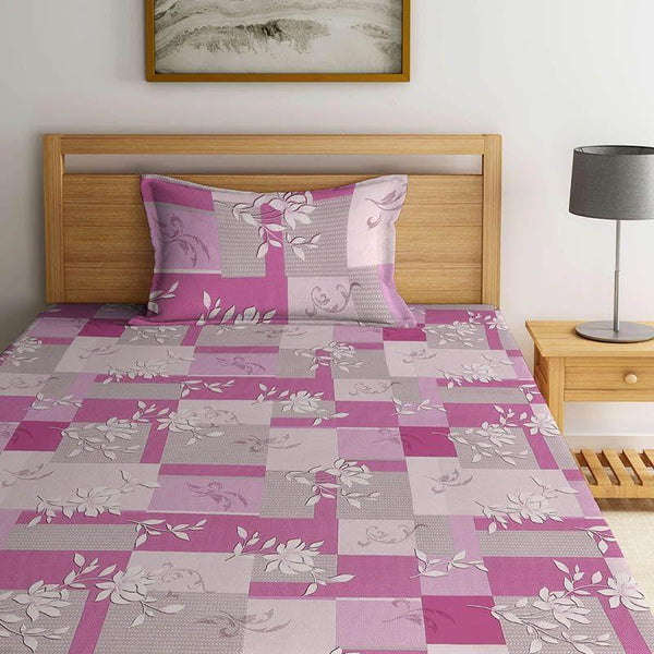 Buy Purple Paloma Bedsheet Bedsheets from Vaaree