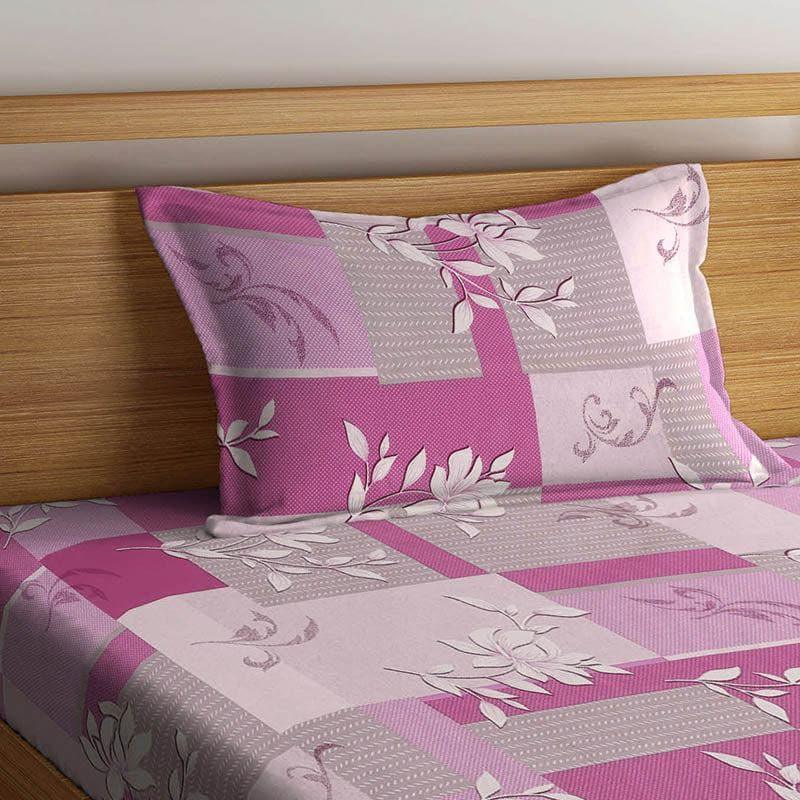 Buy Purple Paloma Bedsheet Bedsheets from Vaaree