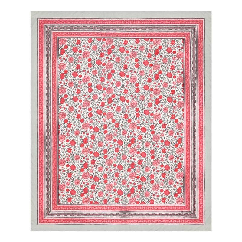 Buy Qushi Printed Bedsheet - Pink Bedsheets from Vaaree