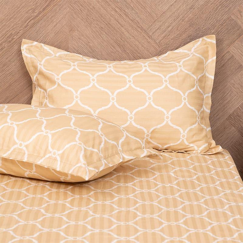 Bedsheets - Ragnaa Ethnic Bedsheet - Yellow