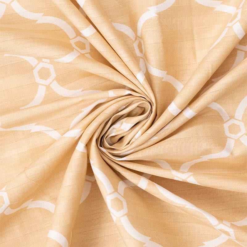 Bedsheets - Ragnaa Ethnic Bedsheet - Yellow