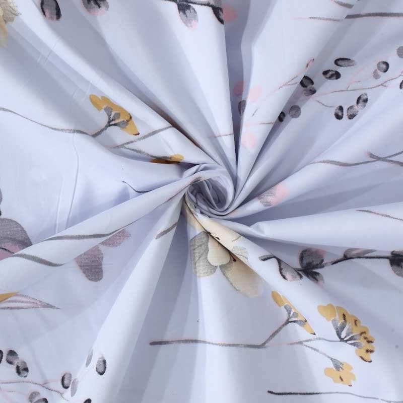 Reese Printed Bedsheet _ Grey