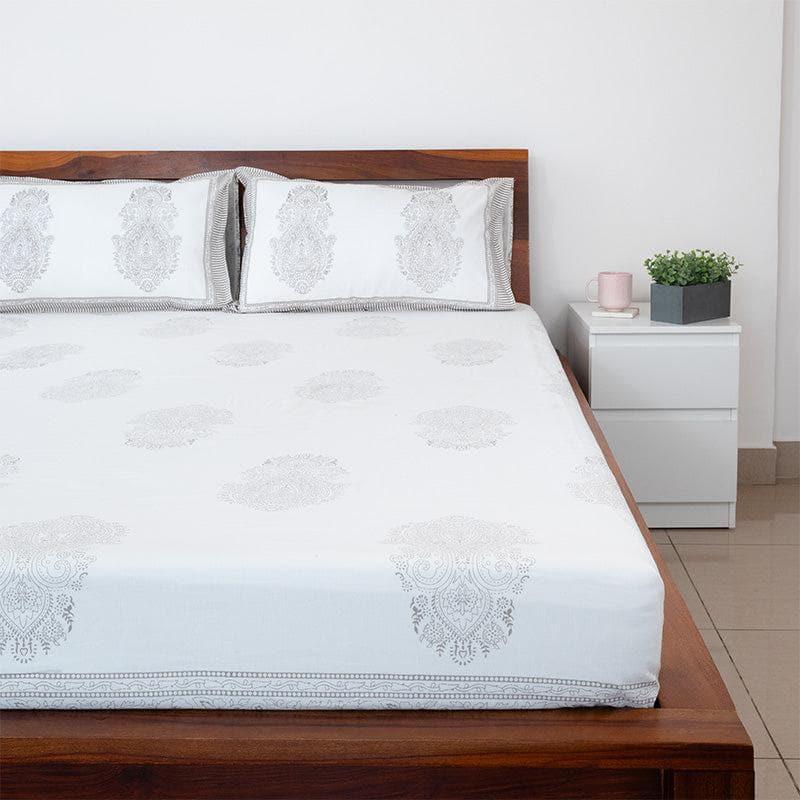 Buy Regal Ethnic Blockprint Bedsheet - Flint Bedsheets from Vaaree