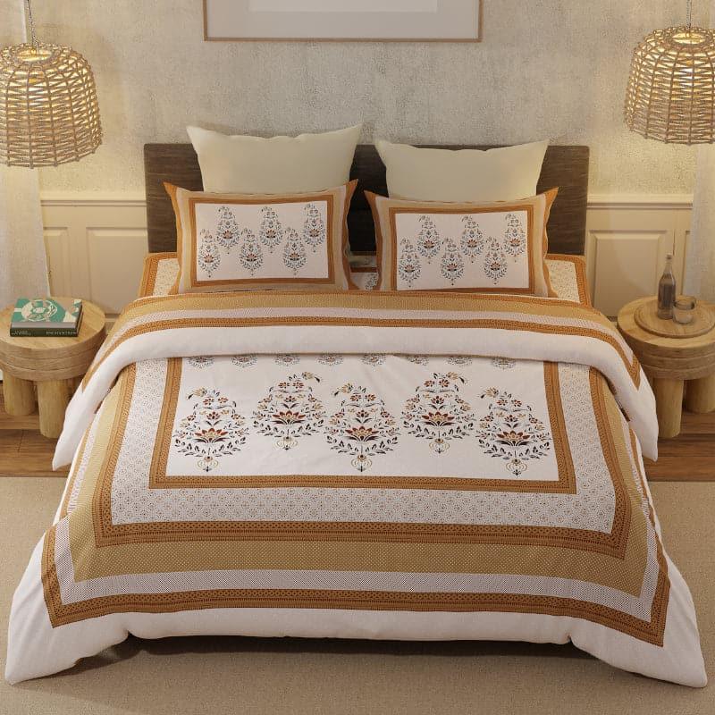 Buy Rianna Ethnic Bedsheet - Brown Bedsheets from Vaaree