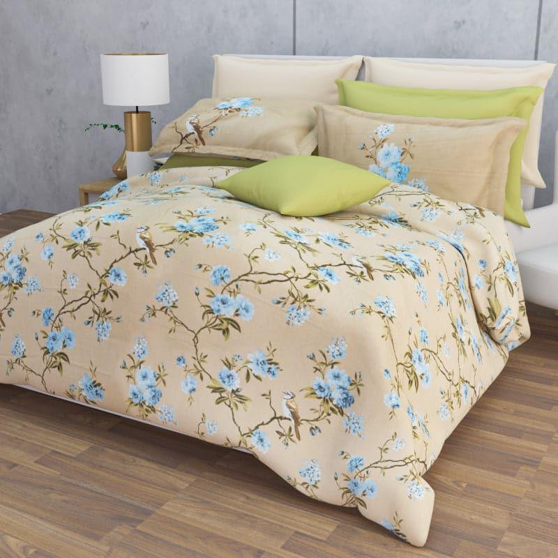 Buy Ritana Floral Bedsheet - Brown Bedsheets from Vaaree