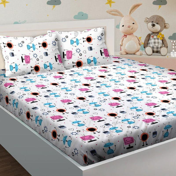 Buy Roboto Ranch Bedsheet Bedsheets from Vaaree