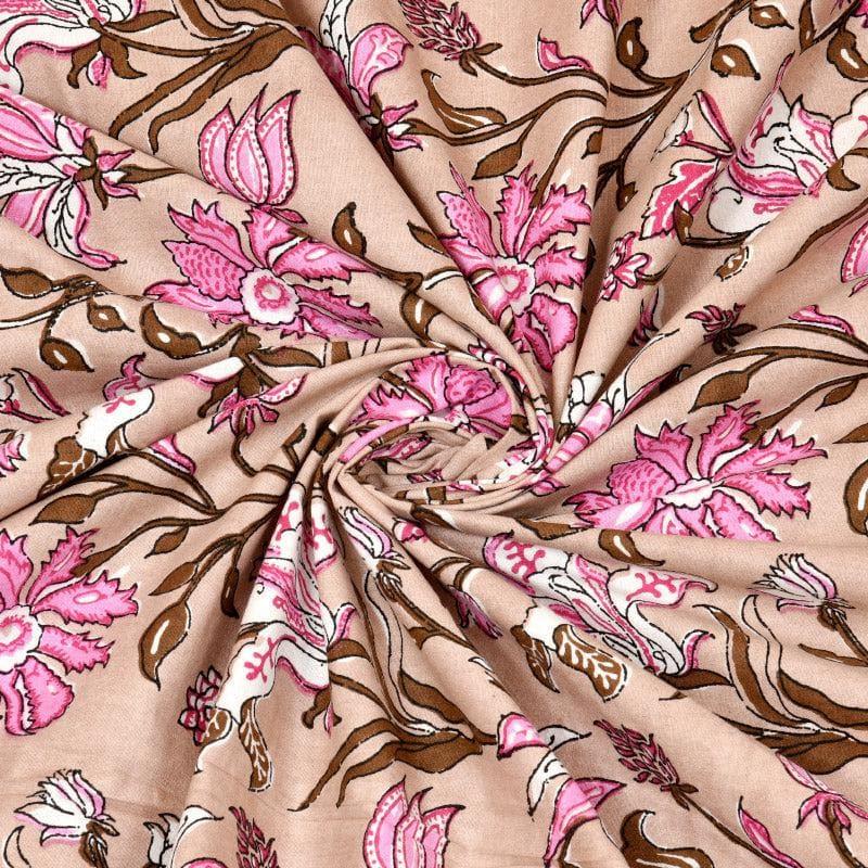 Buy Rosie Floral Printed Bedsheet-Pink Bedsheets from Vaaree