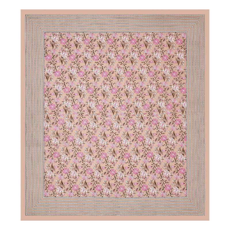 Buy Rosie Floral Printed Bedsheet-Pink Bedsheets from Vaaree