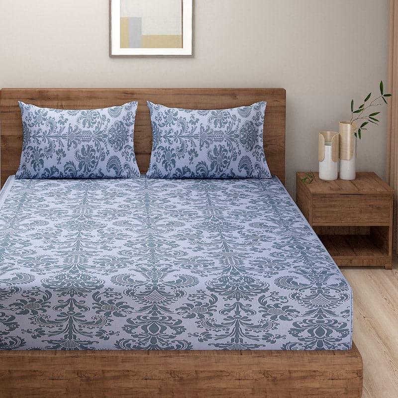 Buy Royale Wrap Bedsheet - Blue Bedsheets from Vaaree