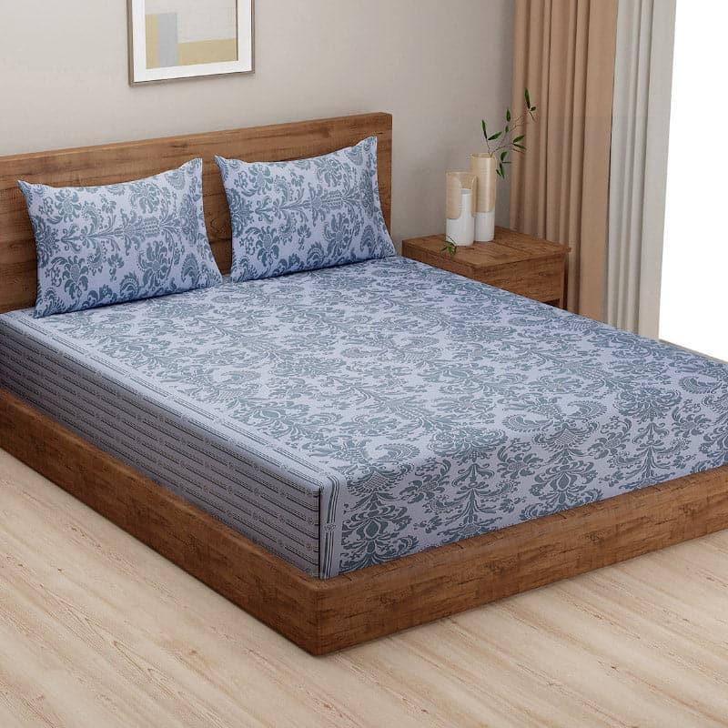 Buy Royale Wrap Bedsheet - Blue Bedsheets from Vaaree