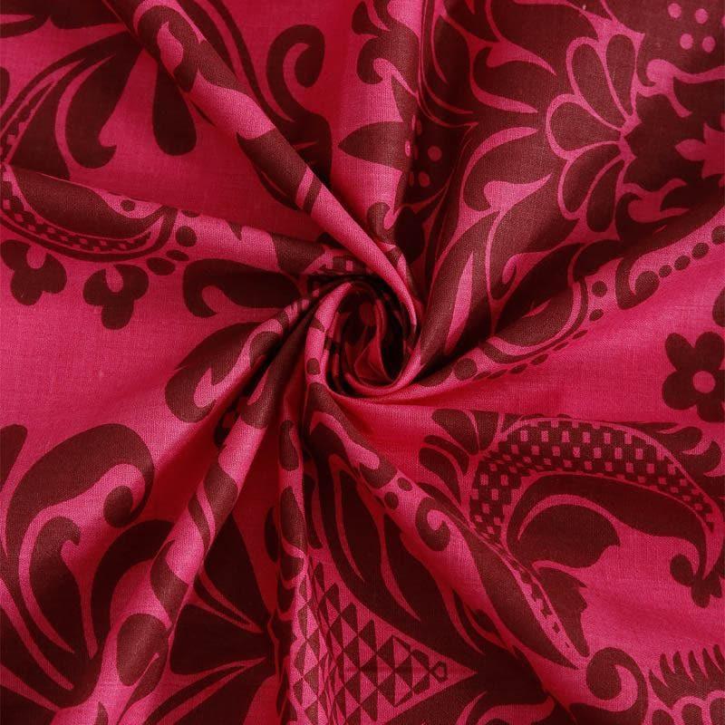 Buy Royale Wrap Bedsheet - Fuschia Bedsheets from Vaaree