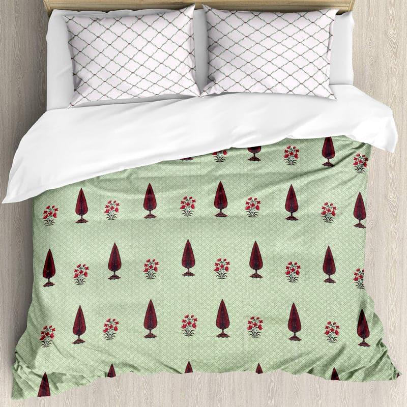 Buy Sage Garden Bedsheet Bedsheets from Vaaree