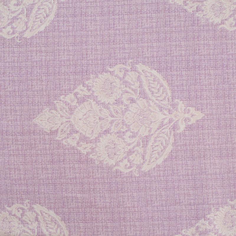 Bedsheets - Samyati Blockprint Bedsheet - Purple