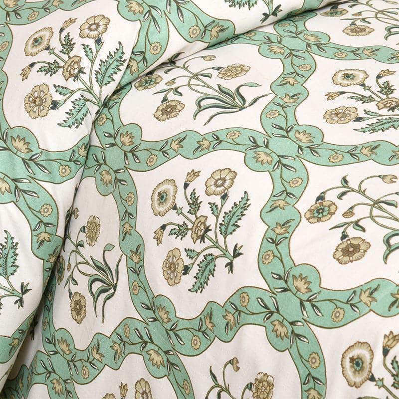 Buy Samyukta Ethnic Bedsheet - Green Bedsheets from Vaaree