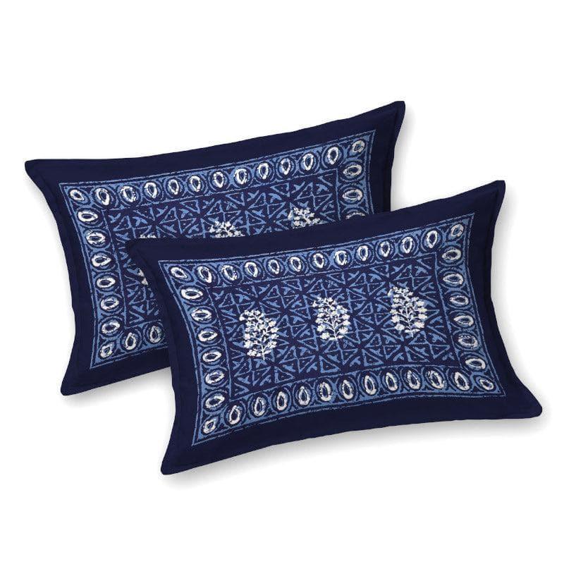 Buy Sanika Printed Bedsheet - Blue Bedsheets from Vaaree