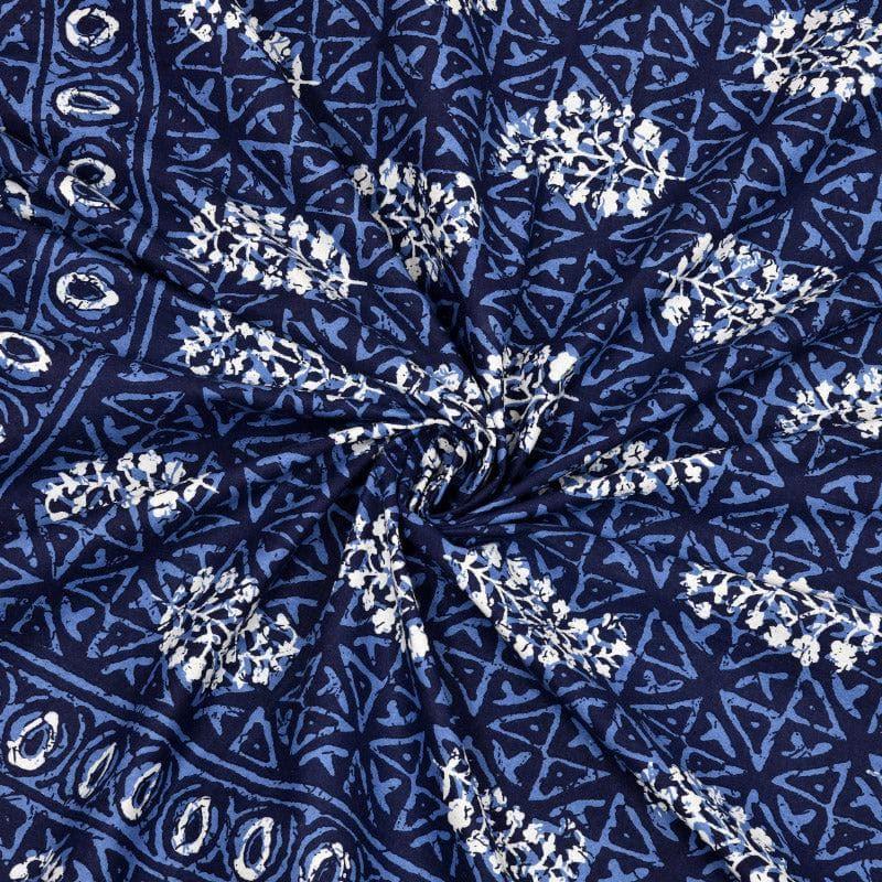 Buy Sanika Printed Bedsheet - Blue Bedsheets from Vaaree