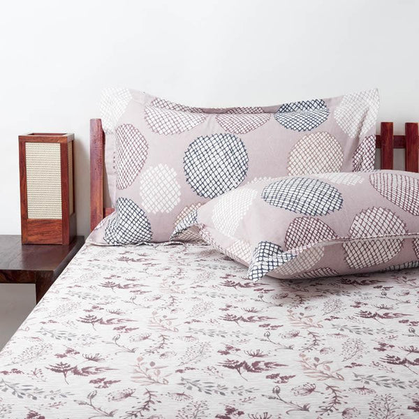 Buy Sarthiyaa Printed Bedsheet - Brown Bedsheets from Vaaree