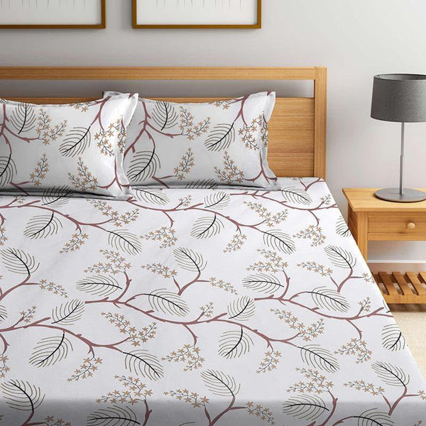 Buy Sepia Vine Bedsheet Bedsheets from Vaaree