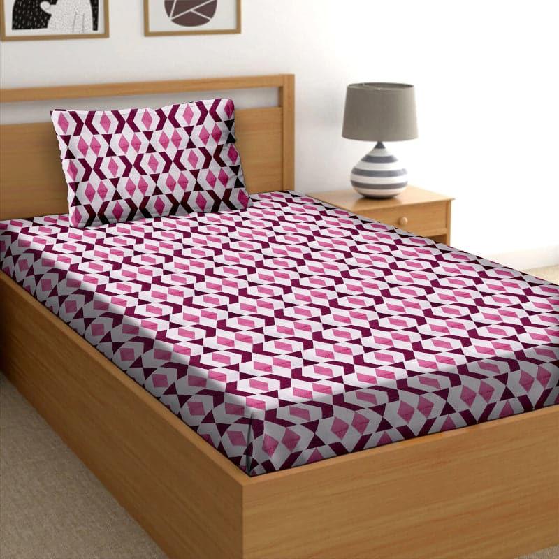 Buy Sherova Geometric Bedsheet Bedsheets from Vaaree