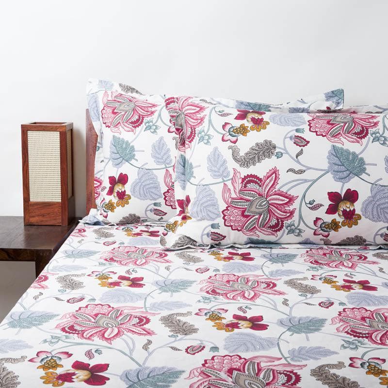 Buy Shimi Printed Bedsheet - Pink Bedsheets from Vaaree