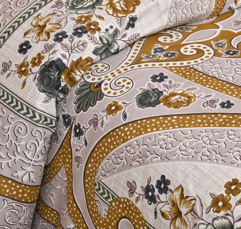 Buy Simayaa Printed Bedsheet - Brown Bedsheets from Vaaree