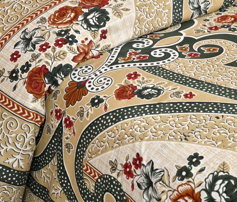 Buy Simayaa Printed Bedsheet - Red Bedsheets from Vaaree