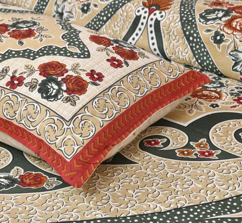 Buy Simayaa Printed Bedsheet - Red Bedsheets from Vaaree