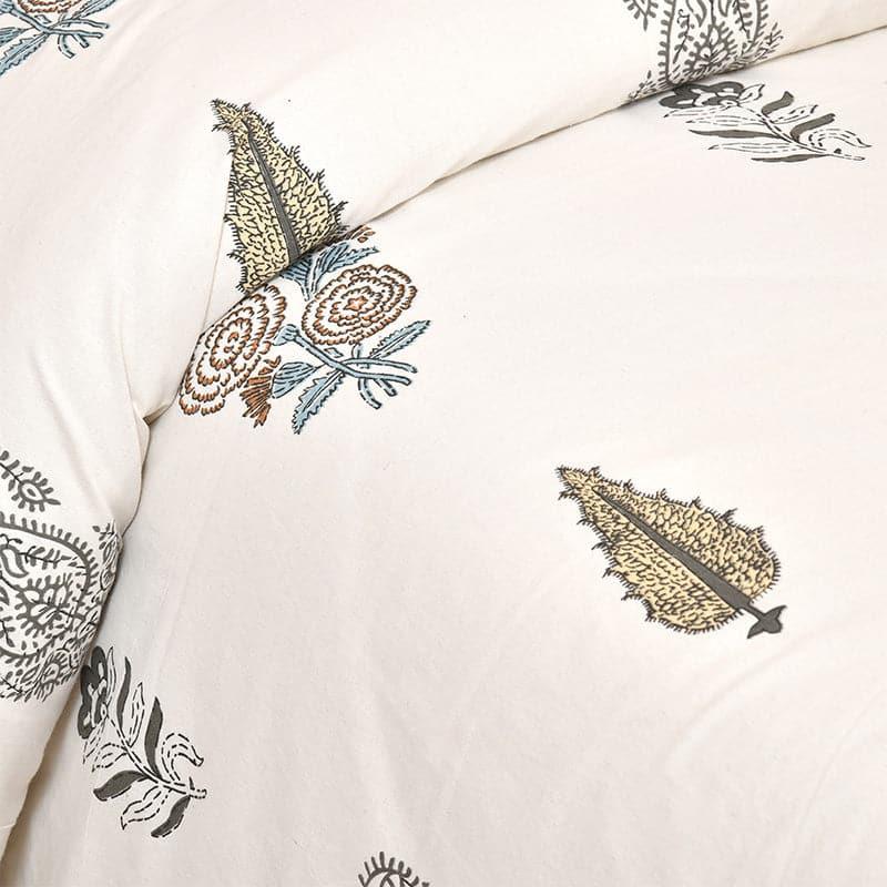 Buy Sindhyaa Printed Bedsheet - Olive Bedsheets from Vaaree