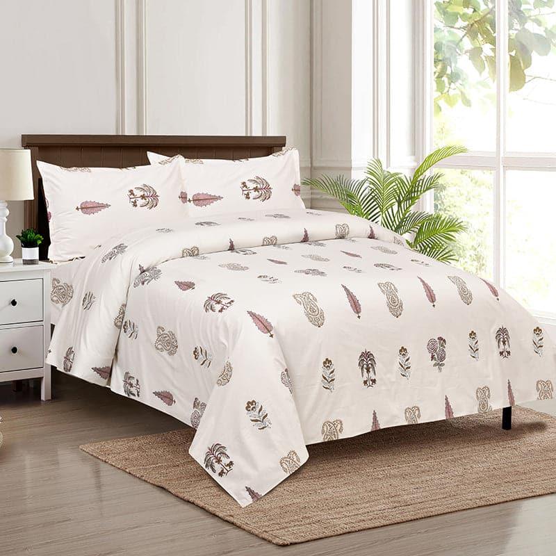 Buy Sindhyaa Printed Bedsheet - Pink Bedsheets from Vaaree