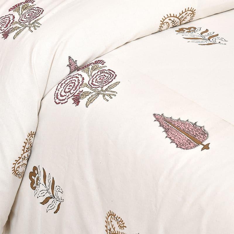 Buy Sindhyaa Printed Bedsheet - Pink Bedsheets from Vaaree