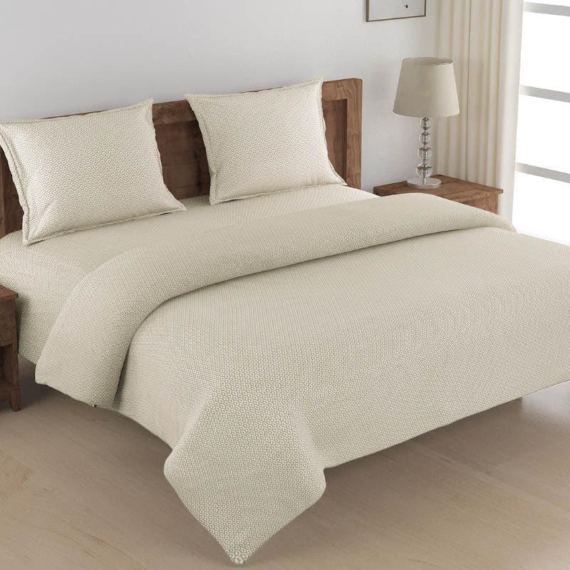 Buy Slumber Symphony Bedsheet - Beige Bedsheets from Vaaree