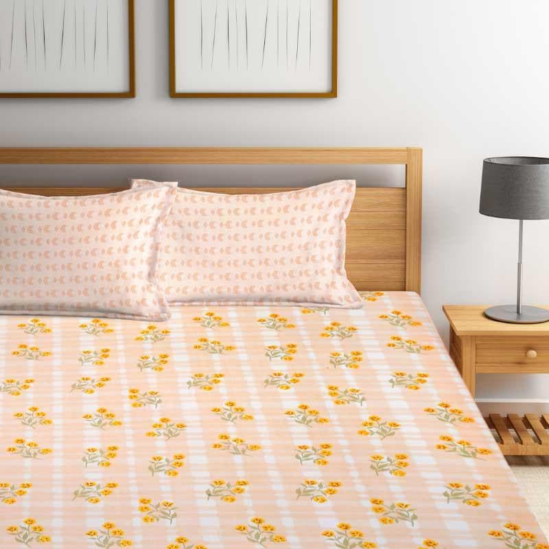 Buy Slumbering Flora Bedsheet Bedsheets from Vaaree