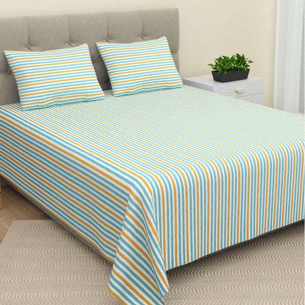 Buy Sono Stripe Bedsheet Bedsheets from Vaaree