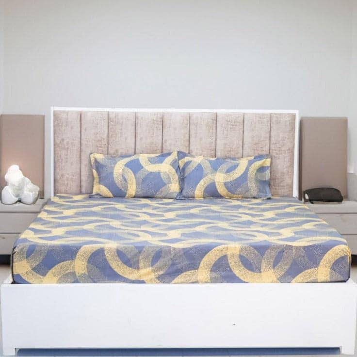 Buy Spirogy Printed Bedsheet Bedsheets from Vaaree