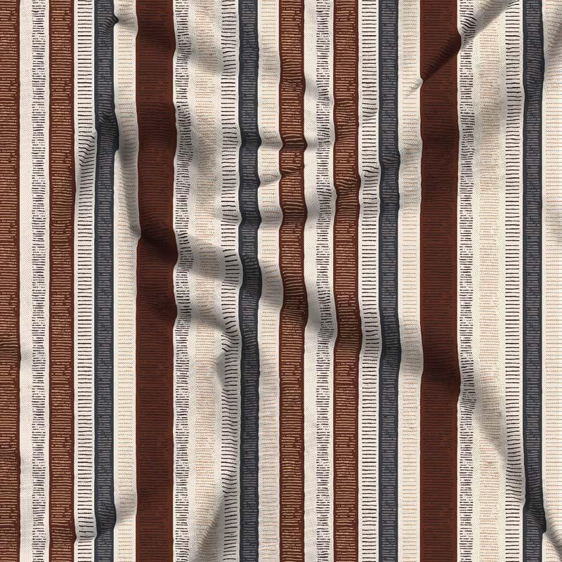 Buy Stripey Paradise - Brown & Grey Bedsheets from Vaaree