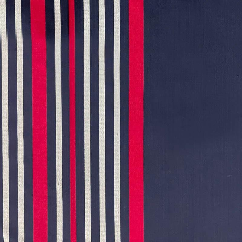 Bedsheets - Stripey Vibrant Bedsheet - Navy Blue