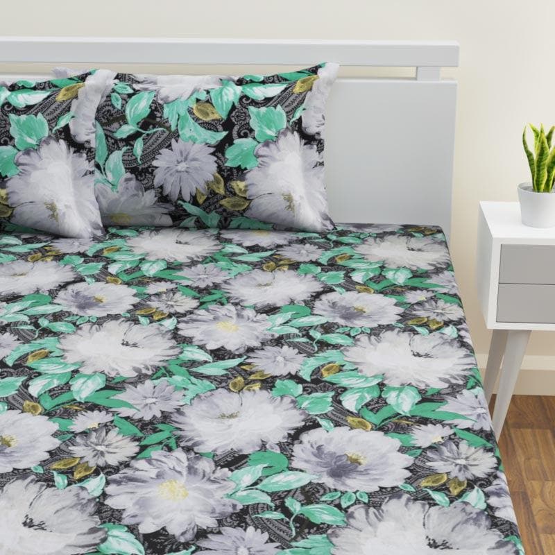 Buy Suba Floral Printed Bedsheet Bedsheets from Vaaree