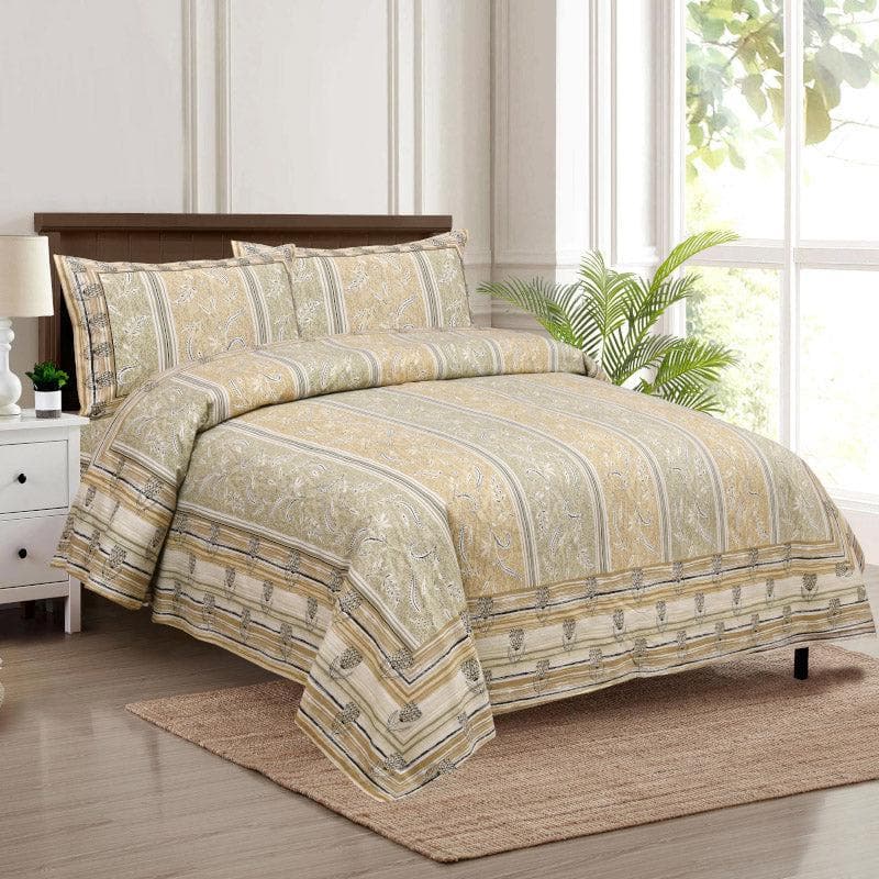 Buy Sumina Printed Bedsheet - Green Bedsheets from Vaaree