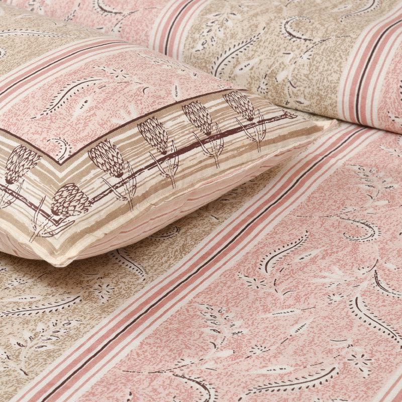 Buy Sumina Printed Bedsheet - Pink Bedsheets from Vaaree