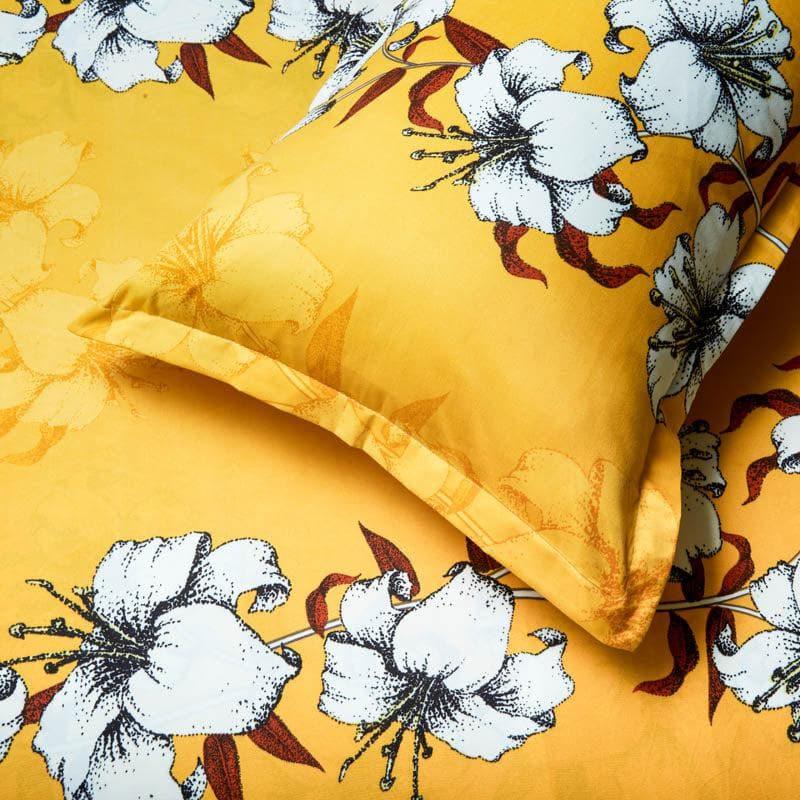 Bedsheets - Sunshine Glee Floral Bedsheet