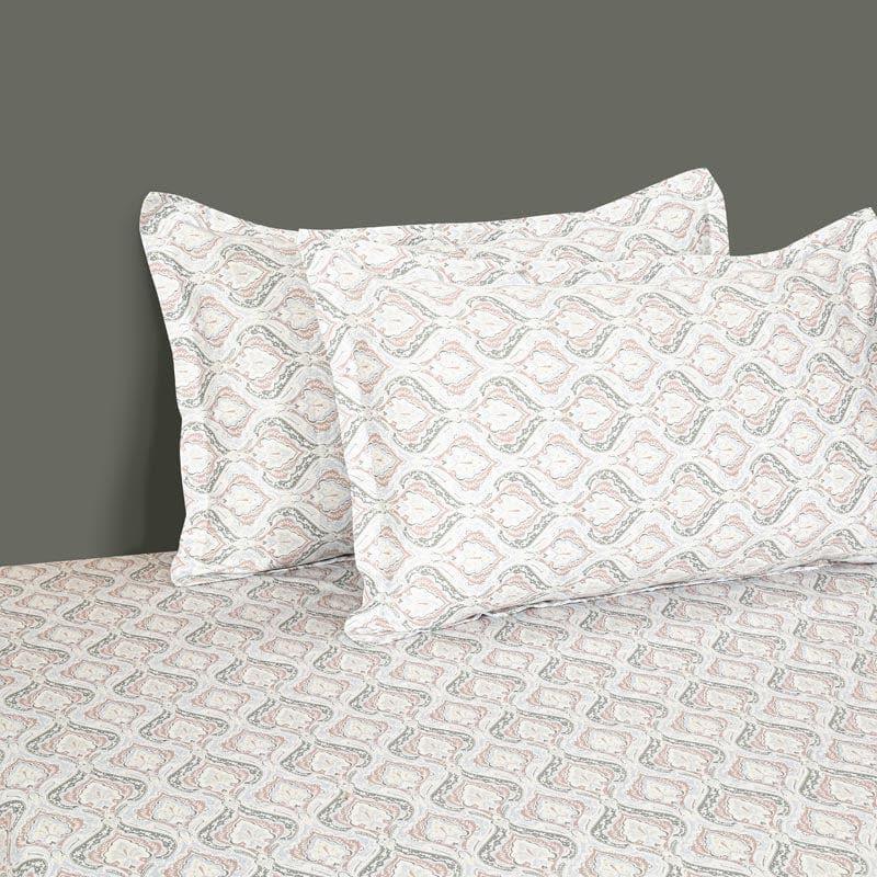 Bedsheets - Suramya Blockprint Bedsheet - Grey
