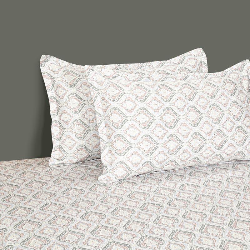 Buy Suramya Blockprint Bedsheet - Grey Bedsheets from Vaaree