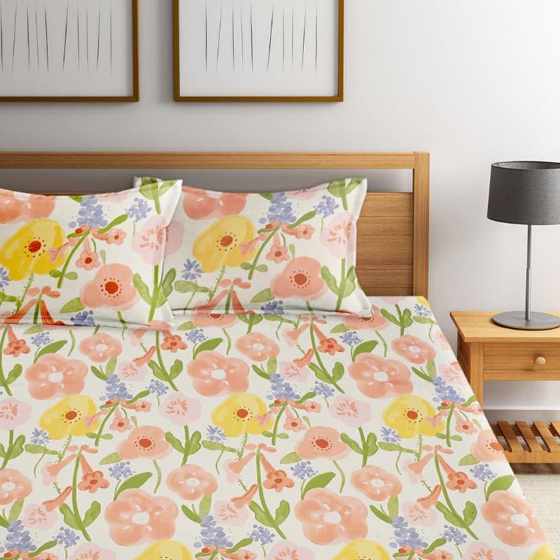 Buy Suzi Floral Bedsheet Bedsheets from Vaaree