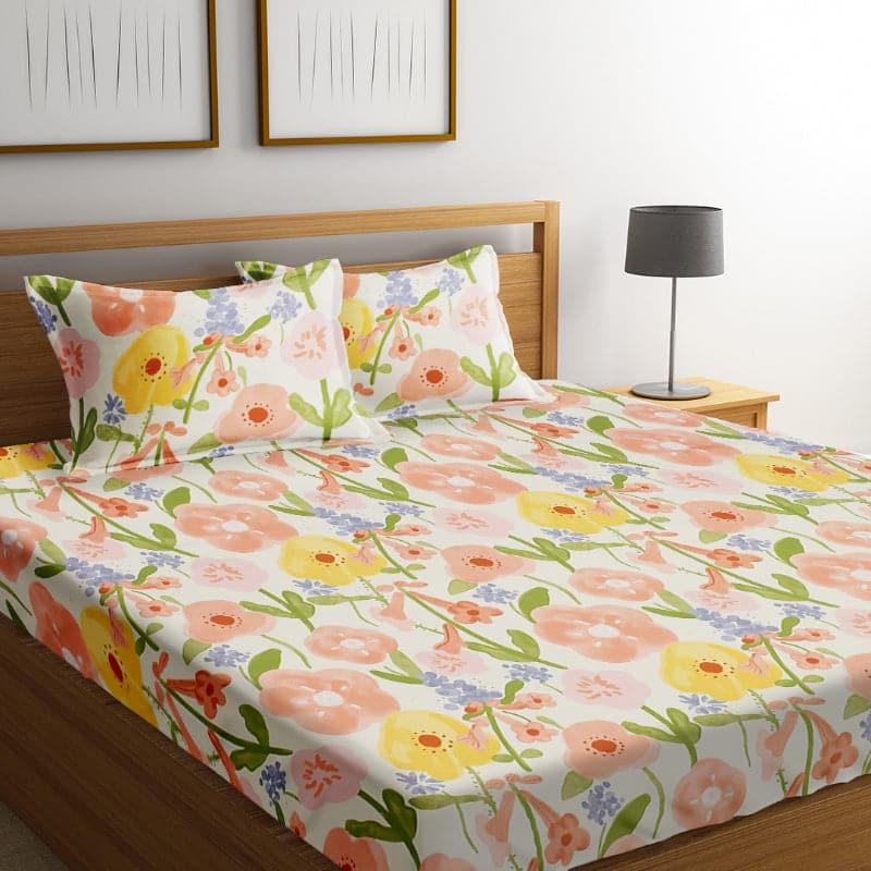 Buy Suzi Floral Bedsheet Bedsheets from Vaaree